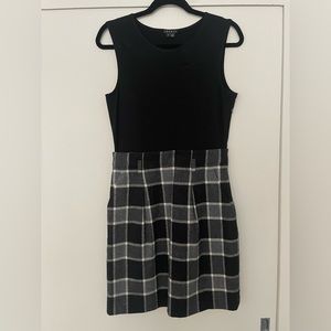 Theory Loraine black/plaid dress